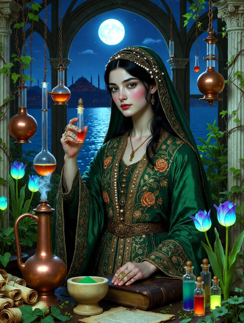 Elif "Gül-i Simya" Hatun - AI Character Card